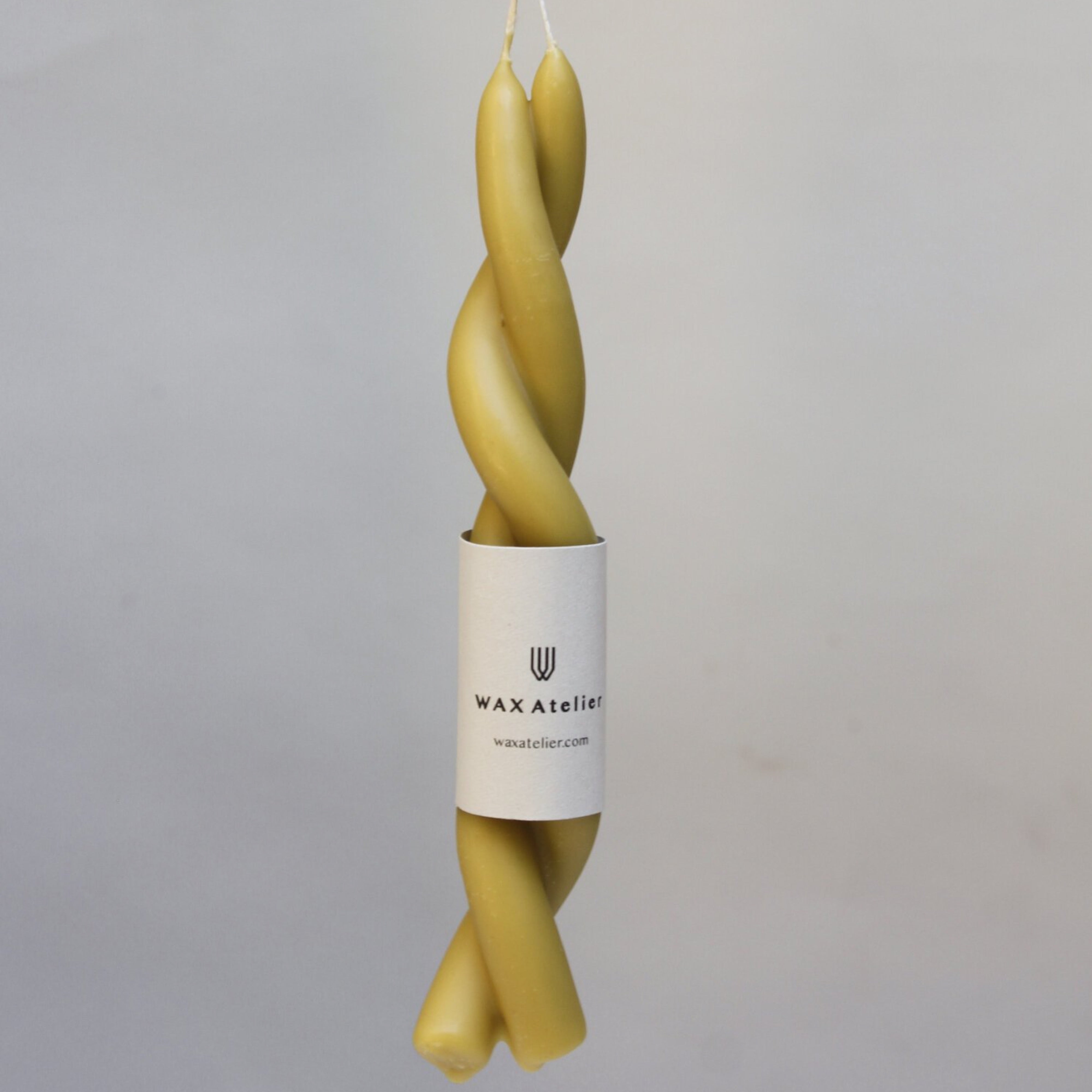 TWISTED SCENTED CANDLE - NATURAL