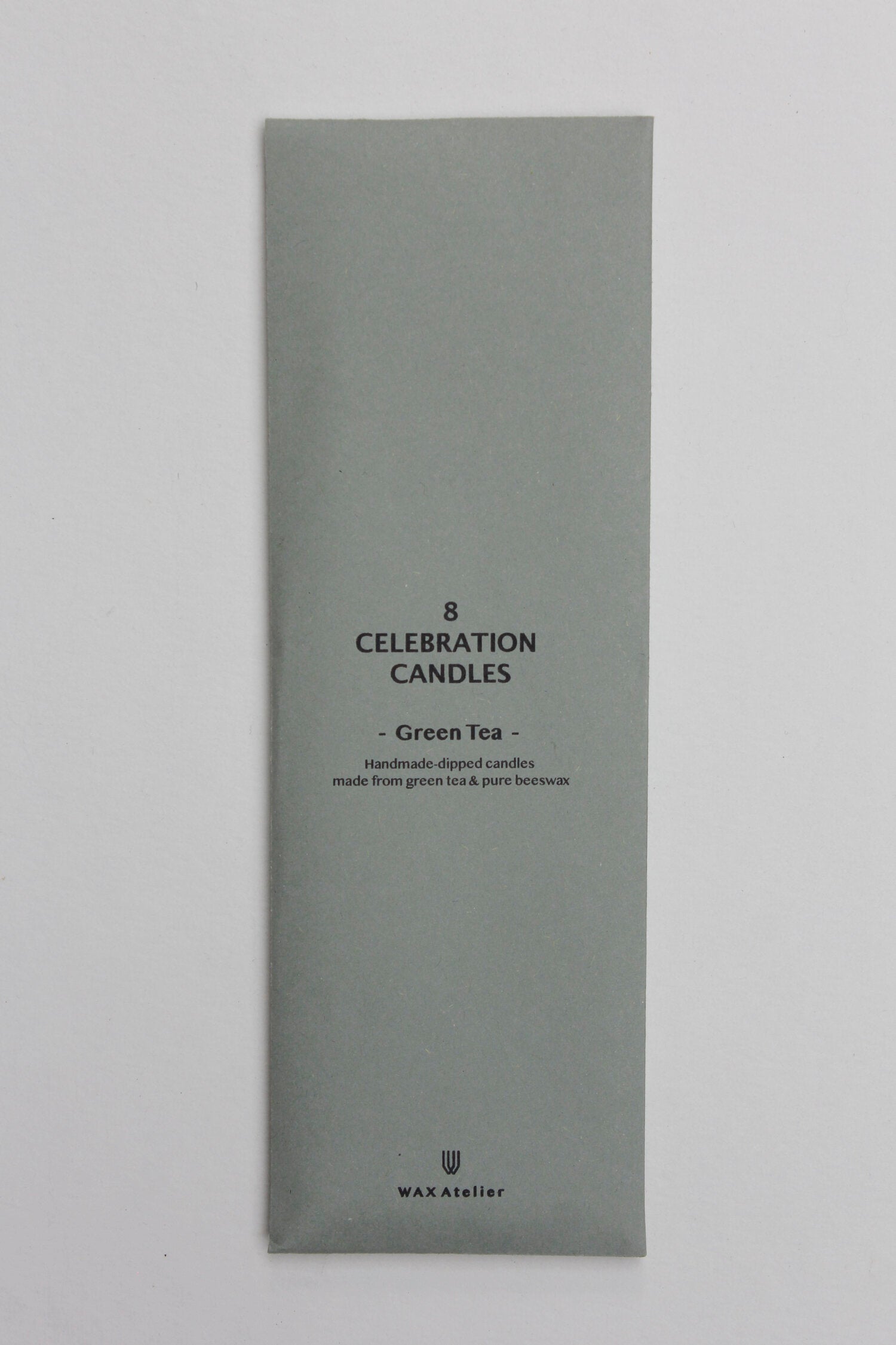 8 CELEBRATION CANDLES - GREEN TEA