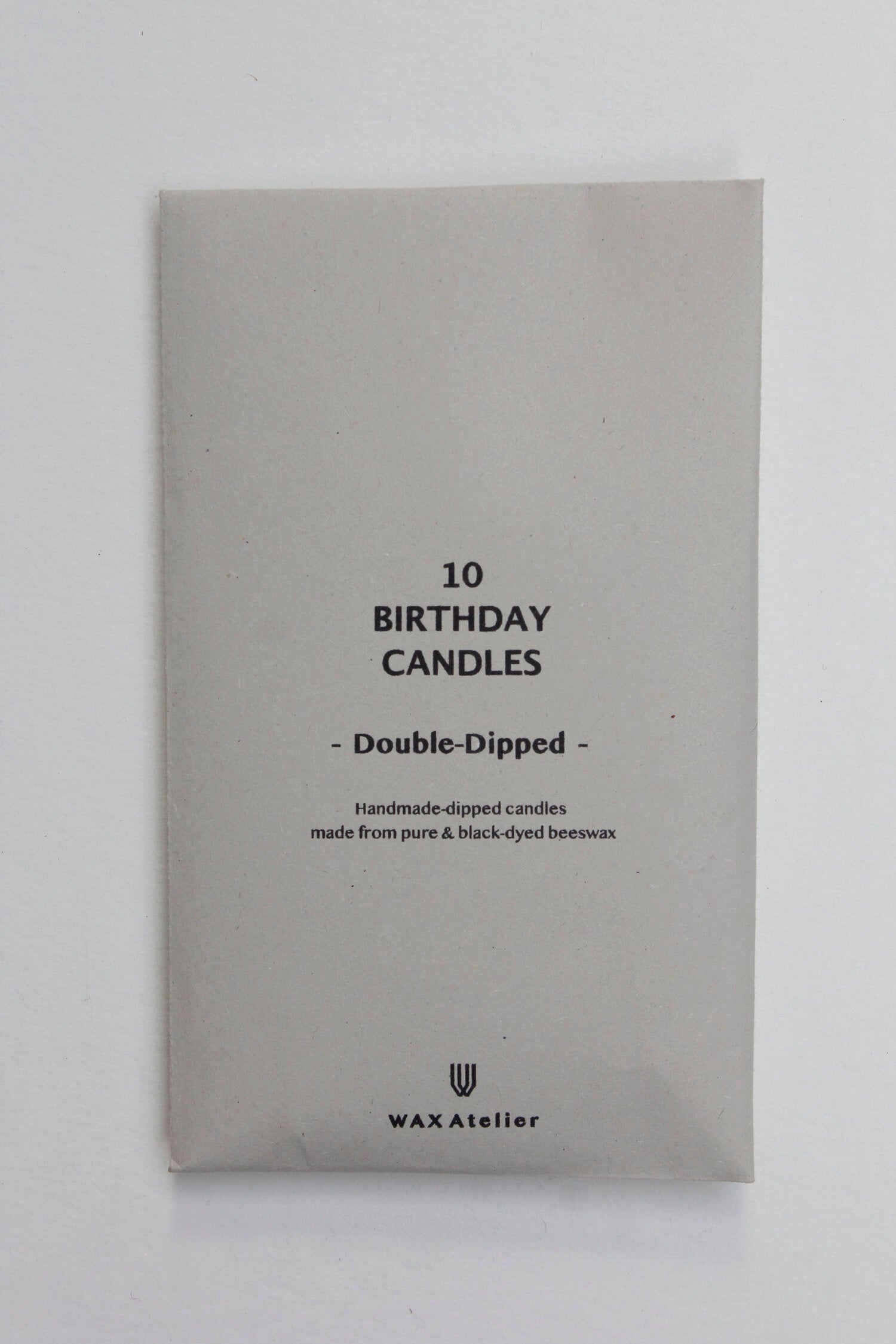10 DOUBLE-DIPPED BIRTHDAY CANDLES