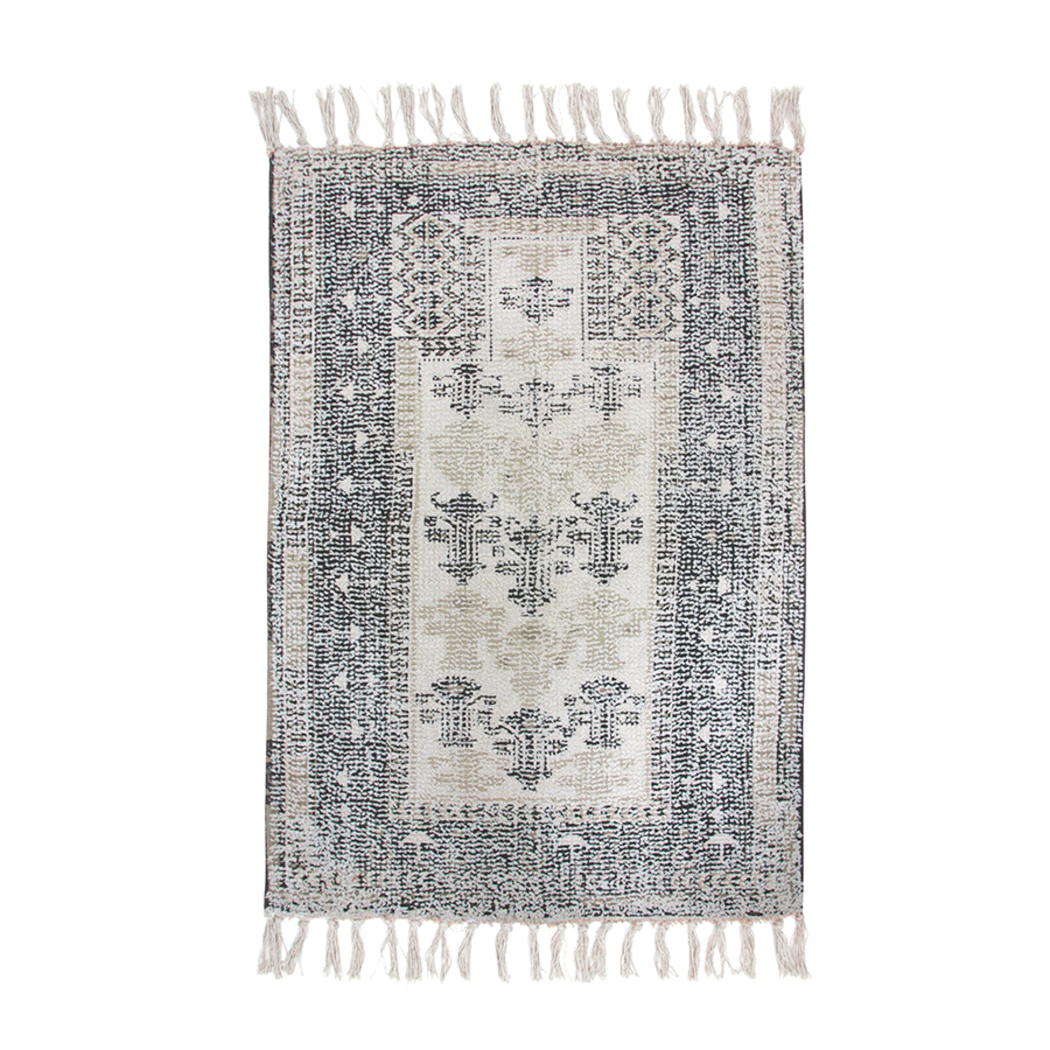 PRINTED OVERTUFTED BATH MAT RUG