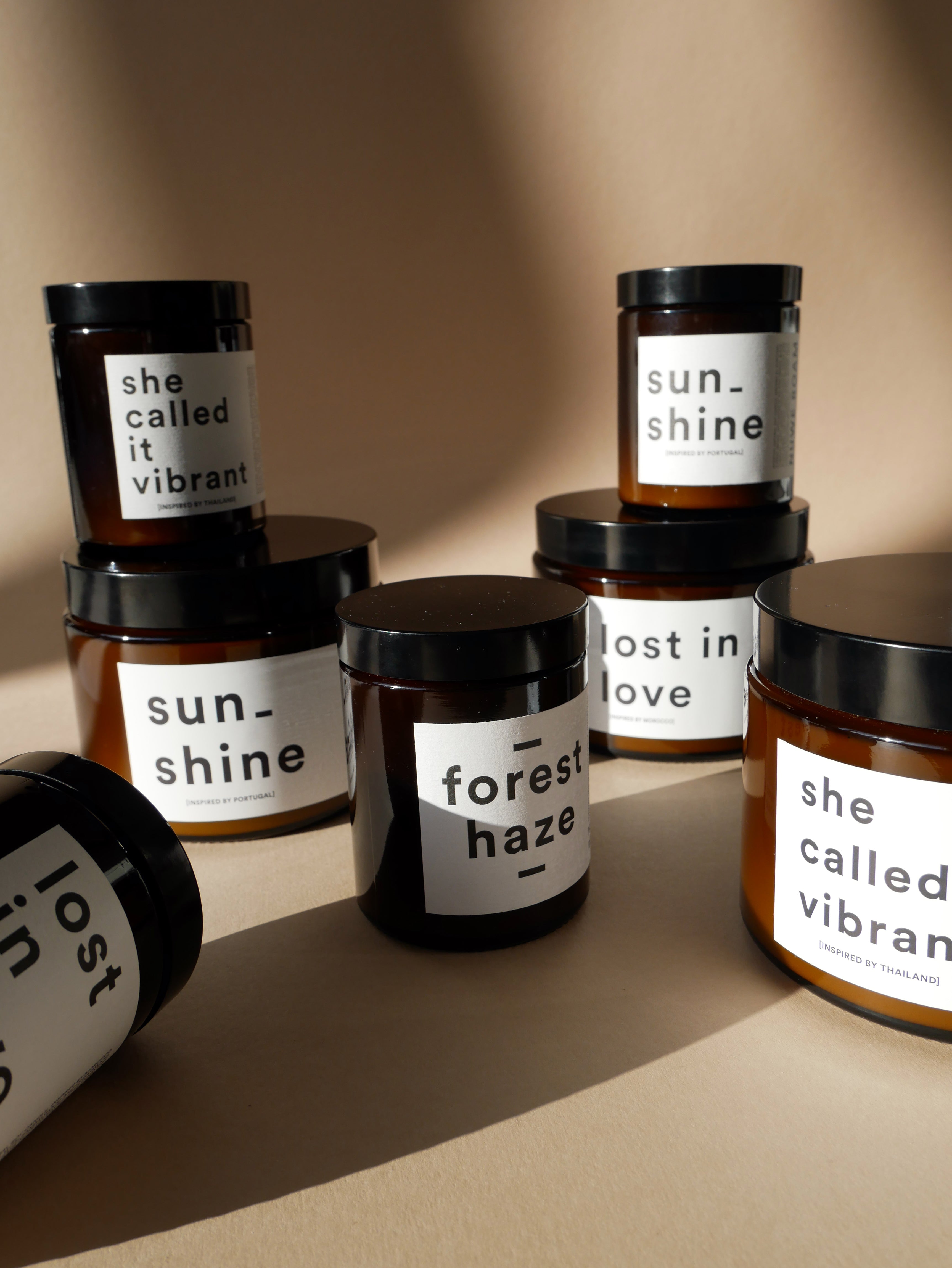'SUNSHINE' FIG SCENTED LARGE CANDLE