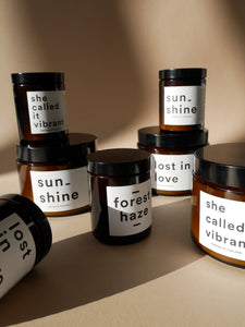 'SUNSHINE' FIG SCENTED LARGE CANDLE