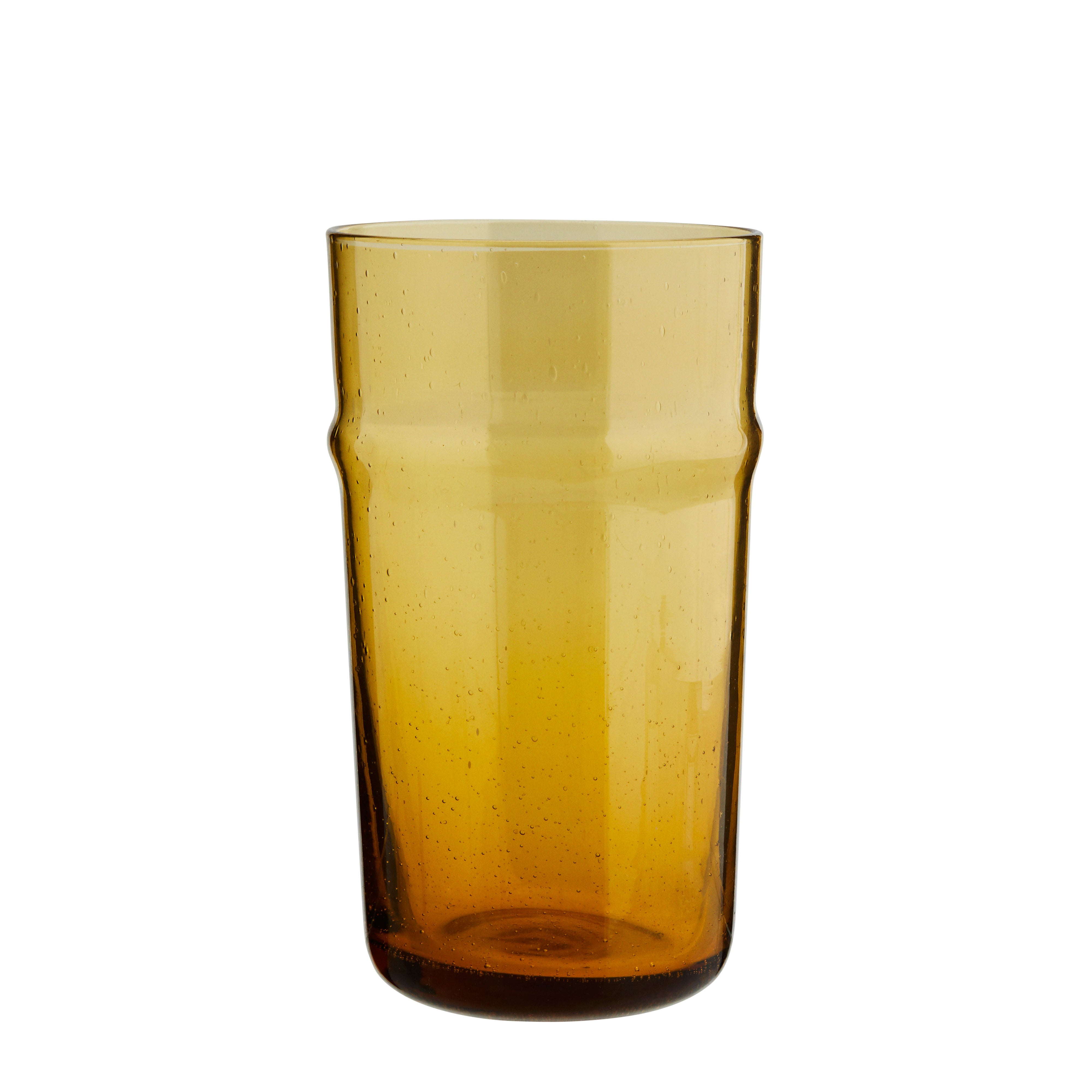 AMBER DRINKING GLASS