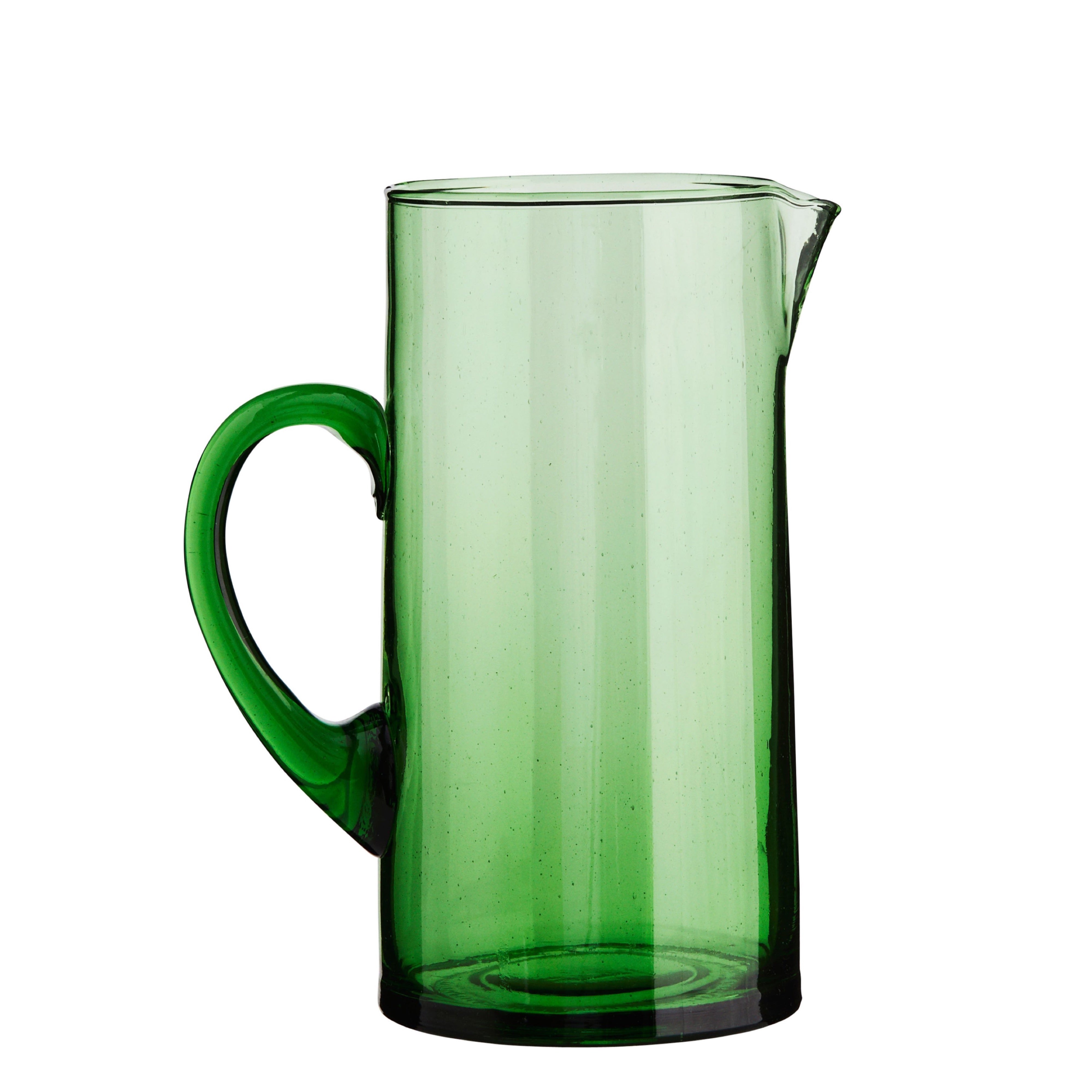 'MOROCCO' RECYCLED GREEN GLASS JUG