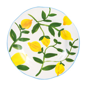SET OF 4 LEMON PLATES