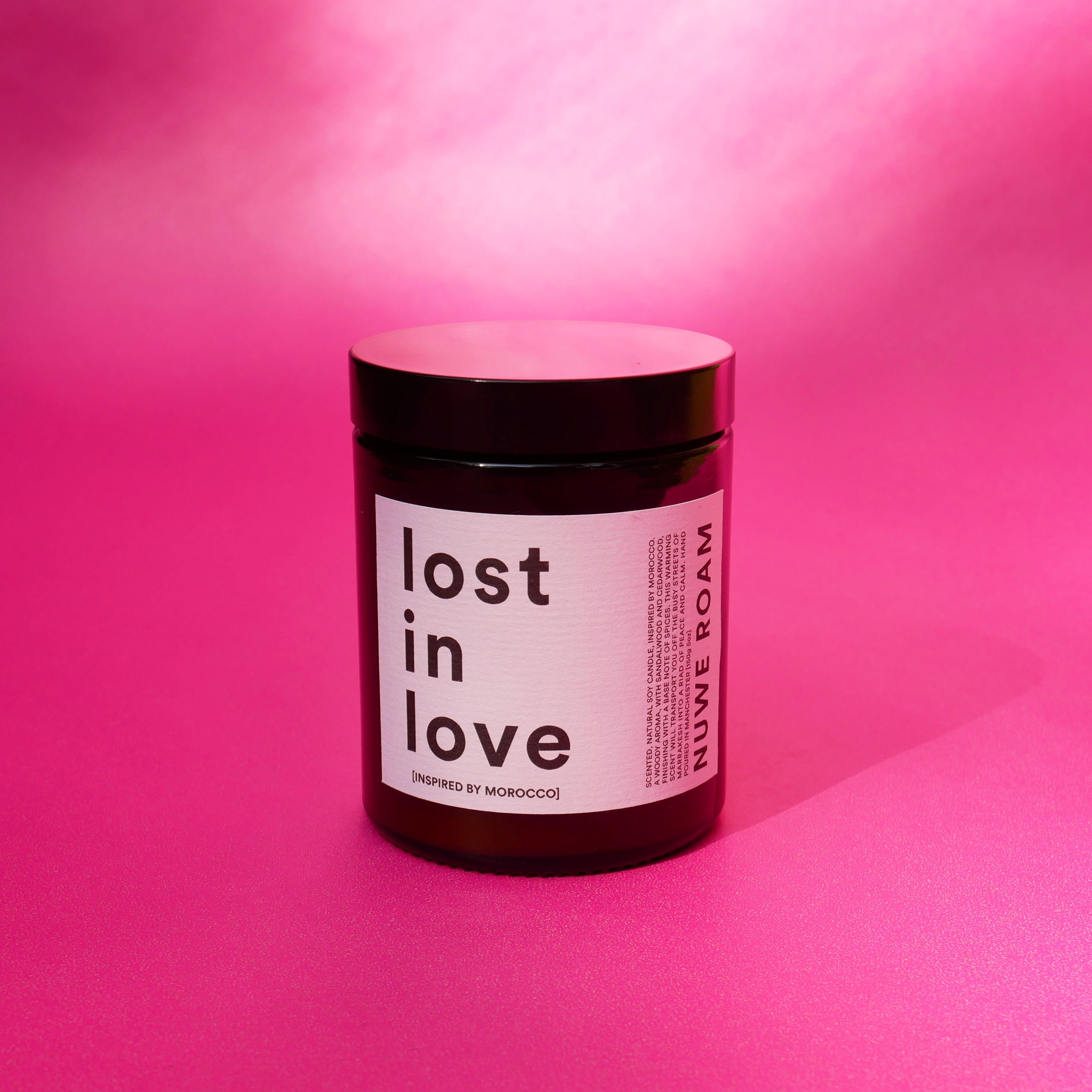 'LOST IN LOVE' SANDALWOOD SCENTED CANDLE