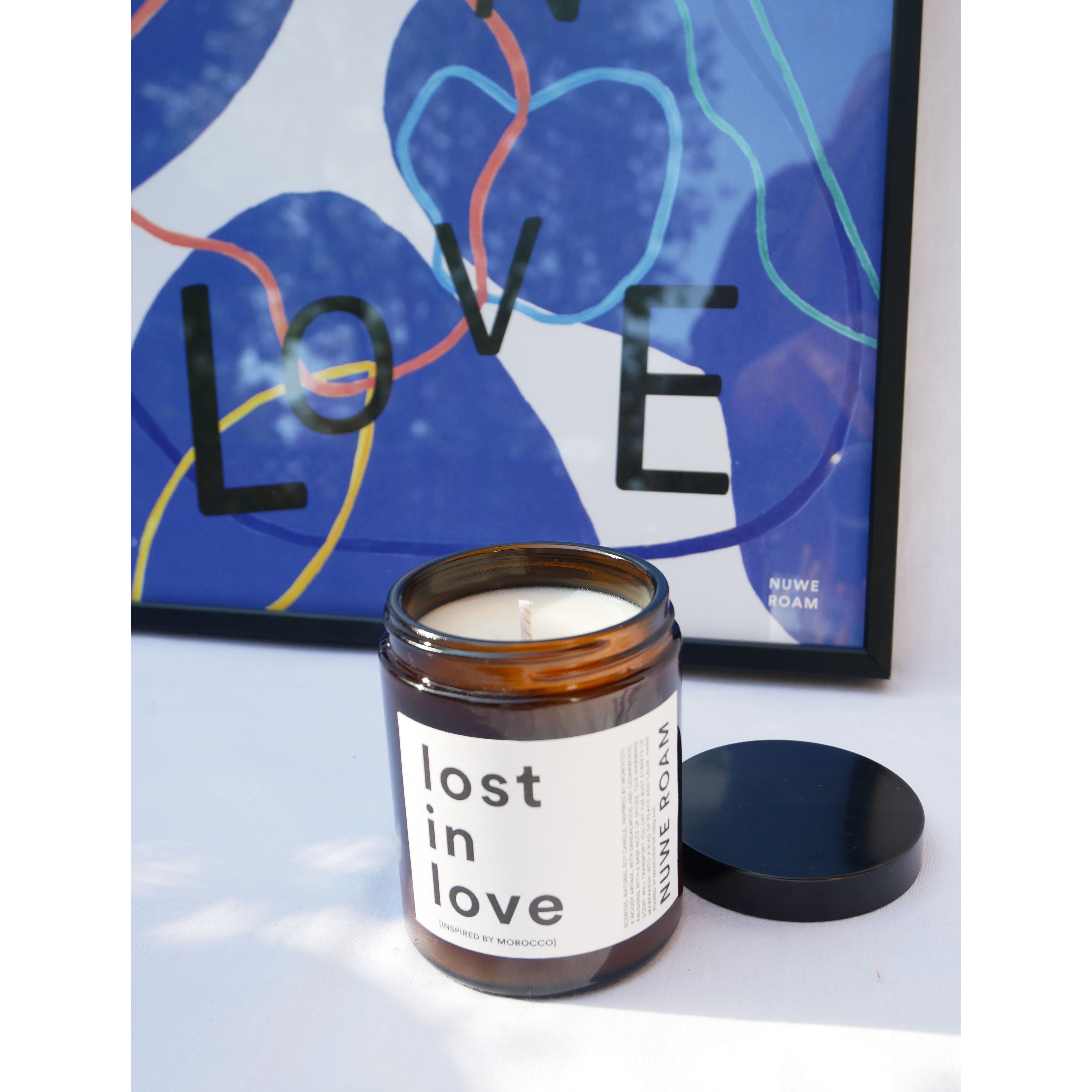 'LOST IN LOVE' SANDALWOOD SCENTED CANDLE