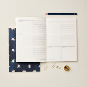 BLUE NUDES WEEKLY PLANNER