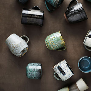 TAUPE SPECKLED STONEWARE MUG