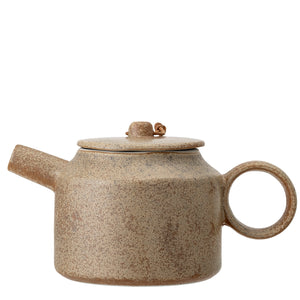 STONEWARE GLAZED TEAPOT