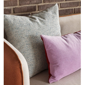 CONTRAST COLOUR CORDUROY CUSHION