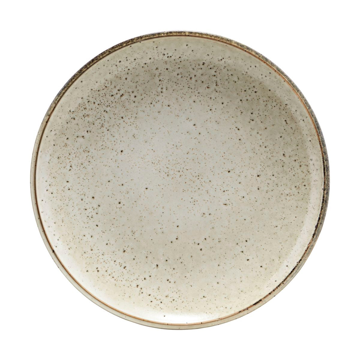 'LAKE' SPECKLED GREY DINNER PLATE