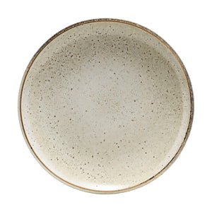 'LAKE' SPECKLED GREY DINNER PLATE