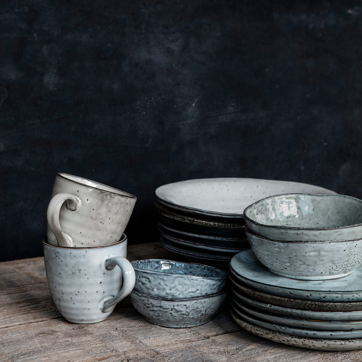'OCEAN' SMALL RUSTIC SPECKLED BOWL