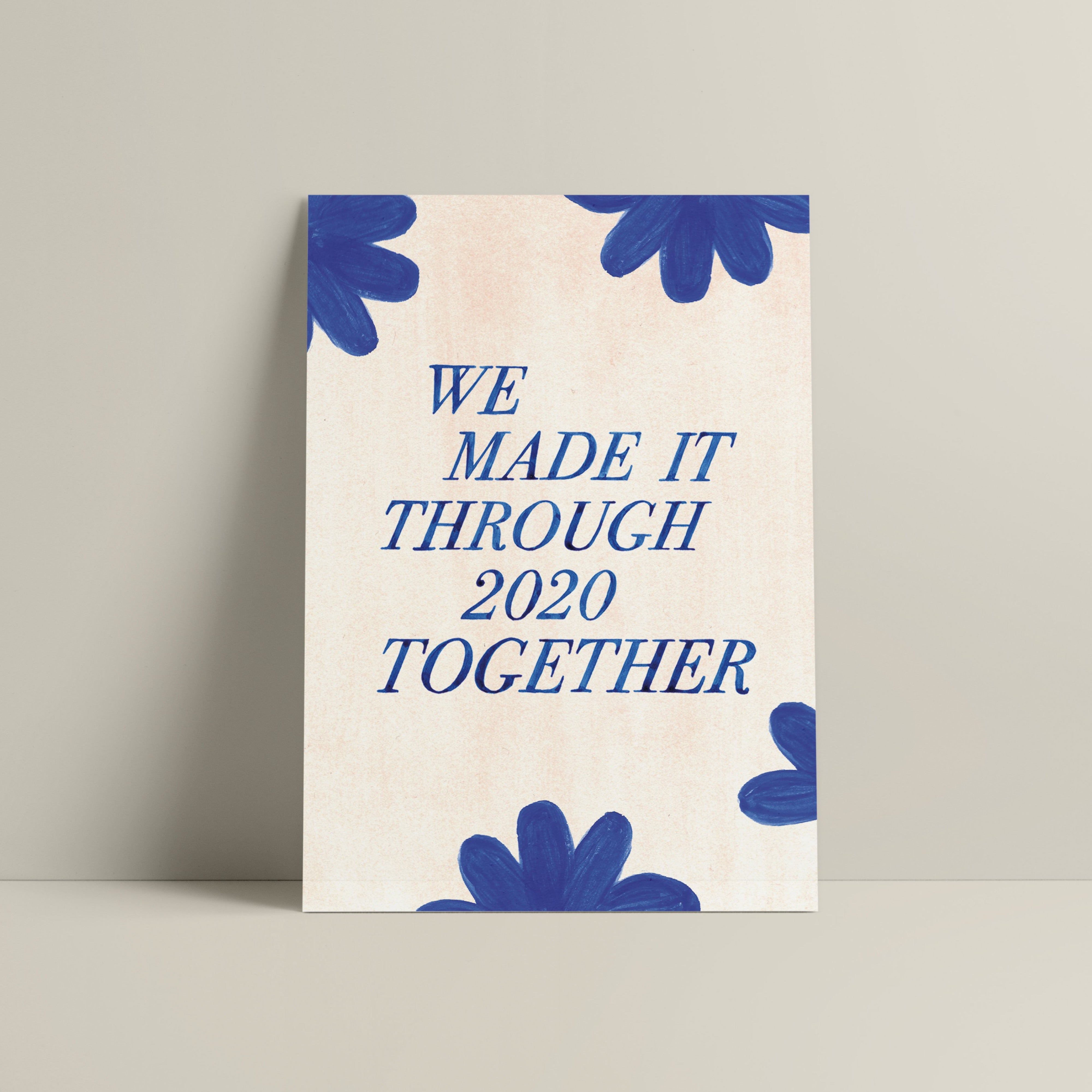 'WE MADE IT THROUGH 2020 TOGETHER' CHRISTMAS CARD